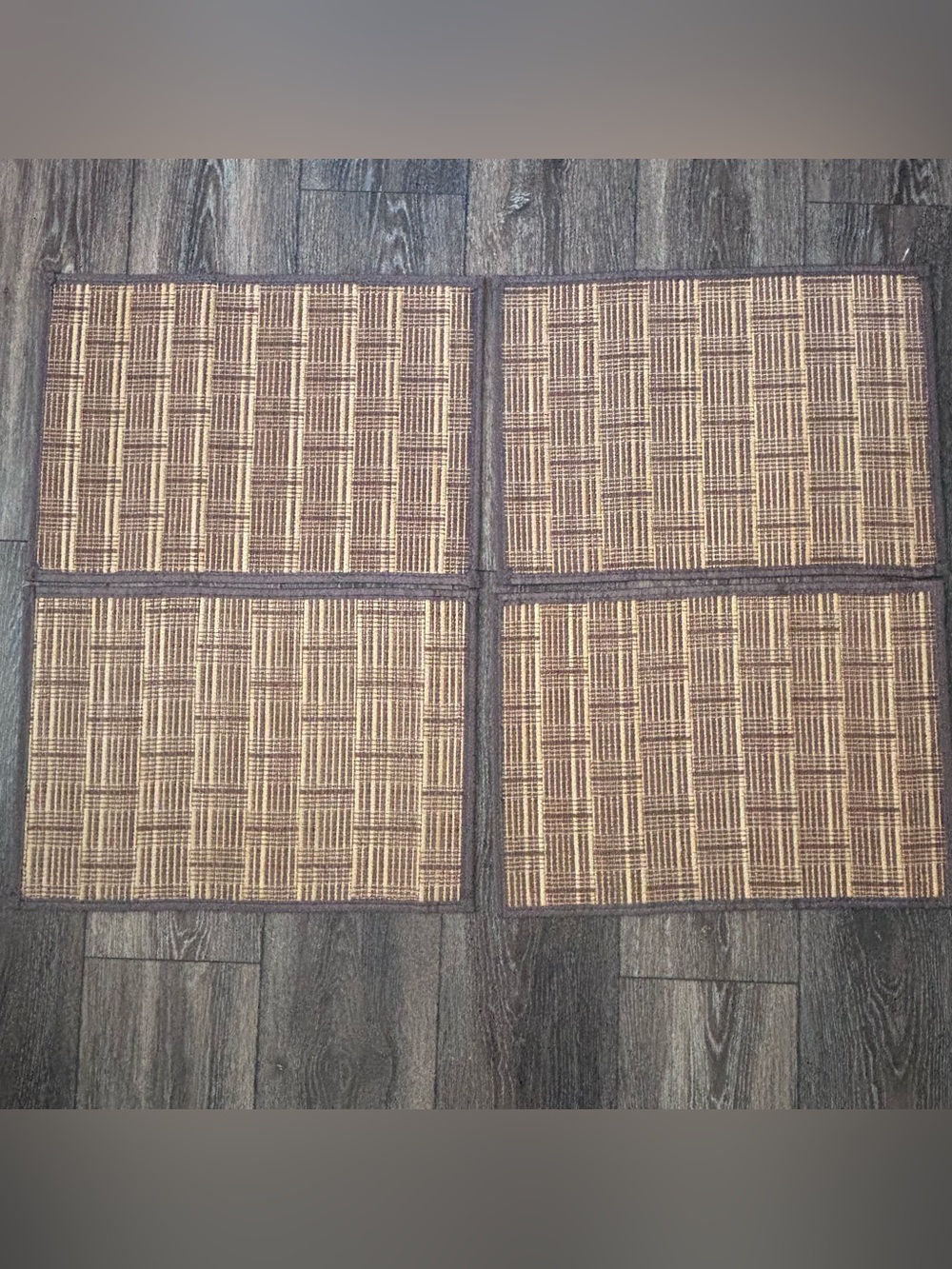 Bed Bath and Beyond Bamboo Placemats Set of 4Size 18.5 “ x 13 “